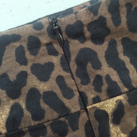 XXI Animal Print Pencil Skirt with Pockets S/P - Picture 9 of 16